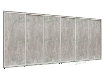 Шкаф-купе Стандарт 9 шестидверный H-210