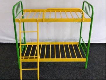 Двухъярусная металлическая кровать Бамбо Дуо 4