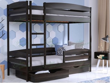 Двухъярусная кровать Дуэт Плюс из натурального дерева 3