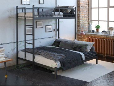 Металлическая двухъярусная кровать Фулхем 3