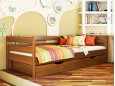 Детская кровать Нота из натурального дерева 110