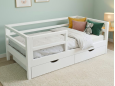 Дитяче ліжко Кевін з шухлядами з натурального дерева 14