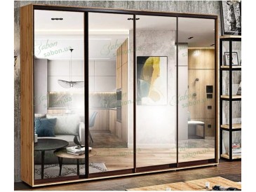 Шкаф-купе Стандарт 10.1 четырехдверный H-210 2