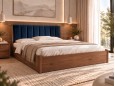 Кровать Токио Люкс с подъемным механизмом из натурального дерева