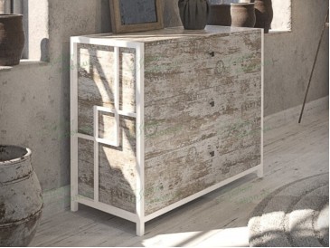 Комод Арден з натурального дерева і металу